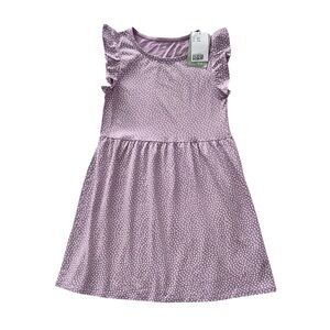 H&M girls size 8-10 printed heart dress